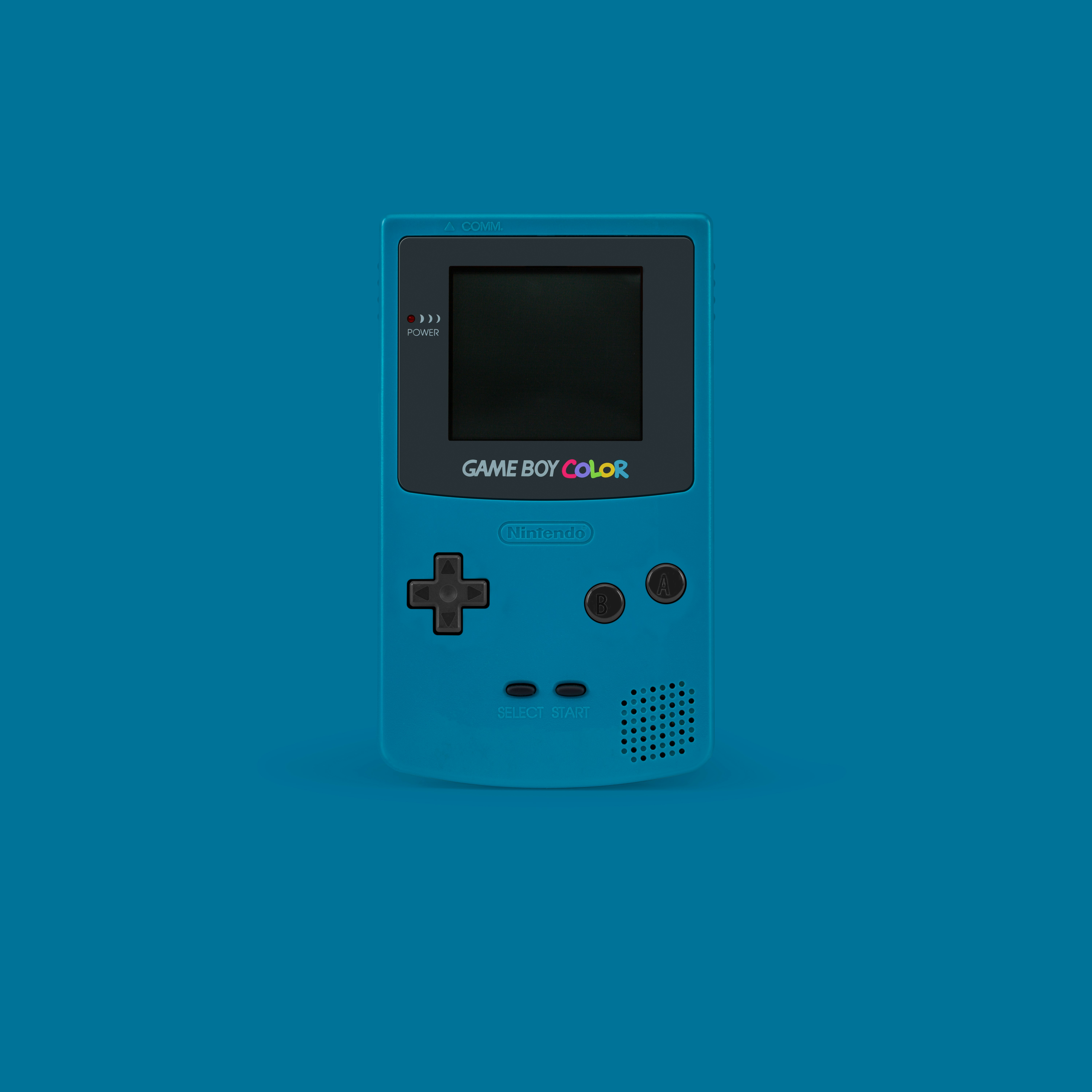 blue Nintendo Game Boy color